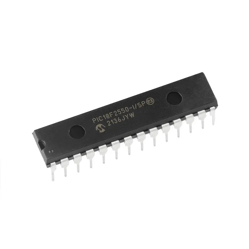 New Original PIC18F2550-I/SP PDIP-28 high-performance enhanced flash USB microcontroller