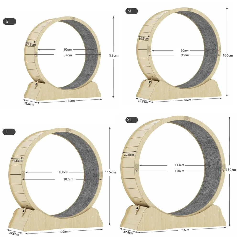 Multifunctional wheel cats exercise for wholesales