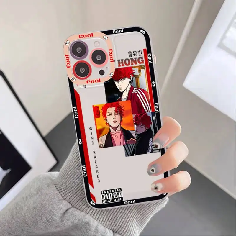 Wind Breaker Webtoon Phone Case for iPhone 11 12 13 Mini Pro Max 14 Pro Max Case shell