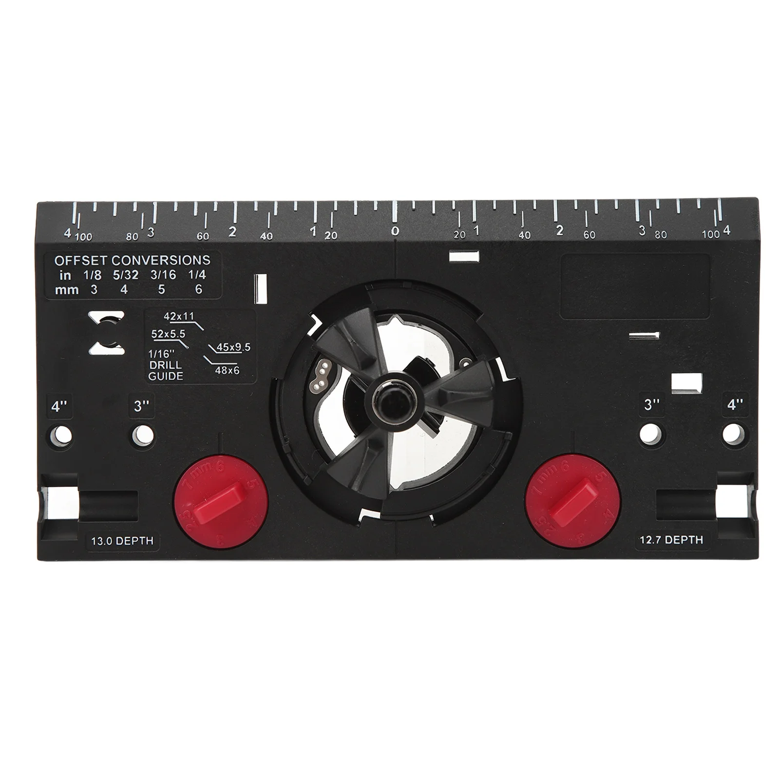 35 مللي متر النجارة المفصلي مملة تهزهز ثقب الحفر دليل محدد مع القاطع و 1/16in بت الأسود-أداة نجارة ل دقيقة مرحبا #4