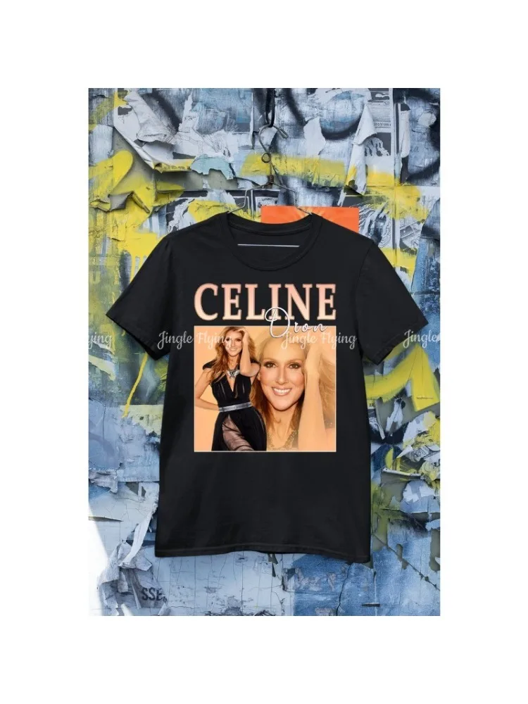 T-Shirt surdimensionné à manches courtes pour hommes, Vintage Céline Dion unisexe