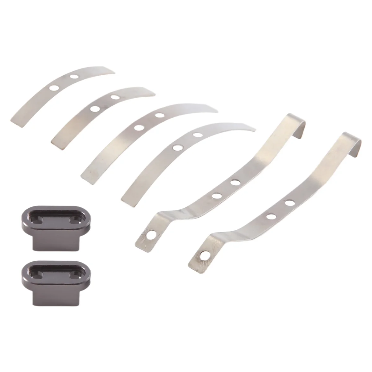 2 Pair Steel Shock Absorber Leaf Springs Suspension for WPL D12 B14 B24 B16 B36 RC Truck Car Upgrade Parts Accessories