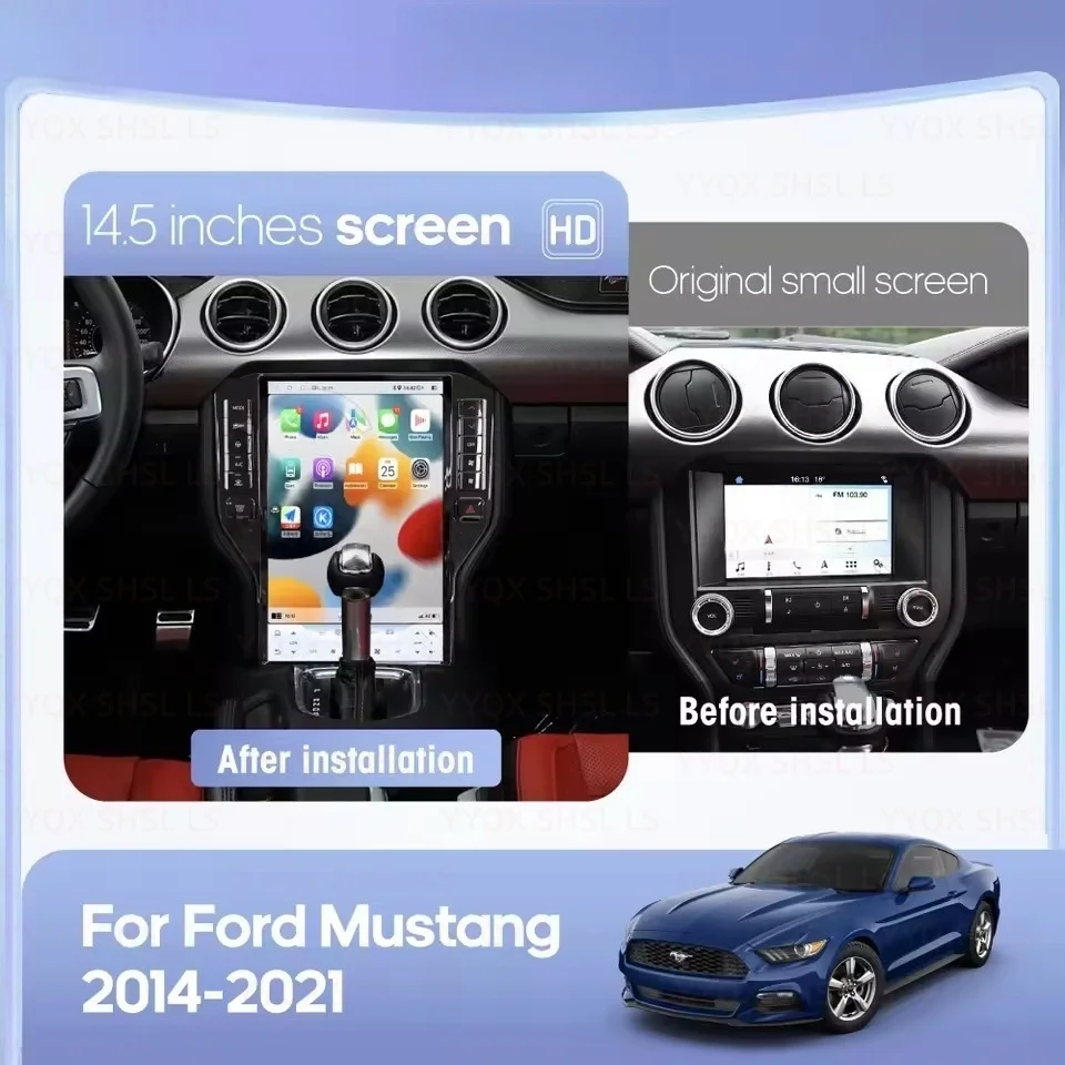

Android Auto Stereo For Ford Mustang 2010-2013 Car GPS Navigation Multimedia Player Radio Tape Recorder DSP smart car systems