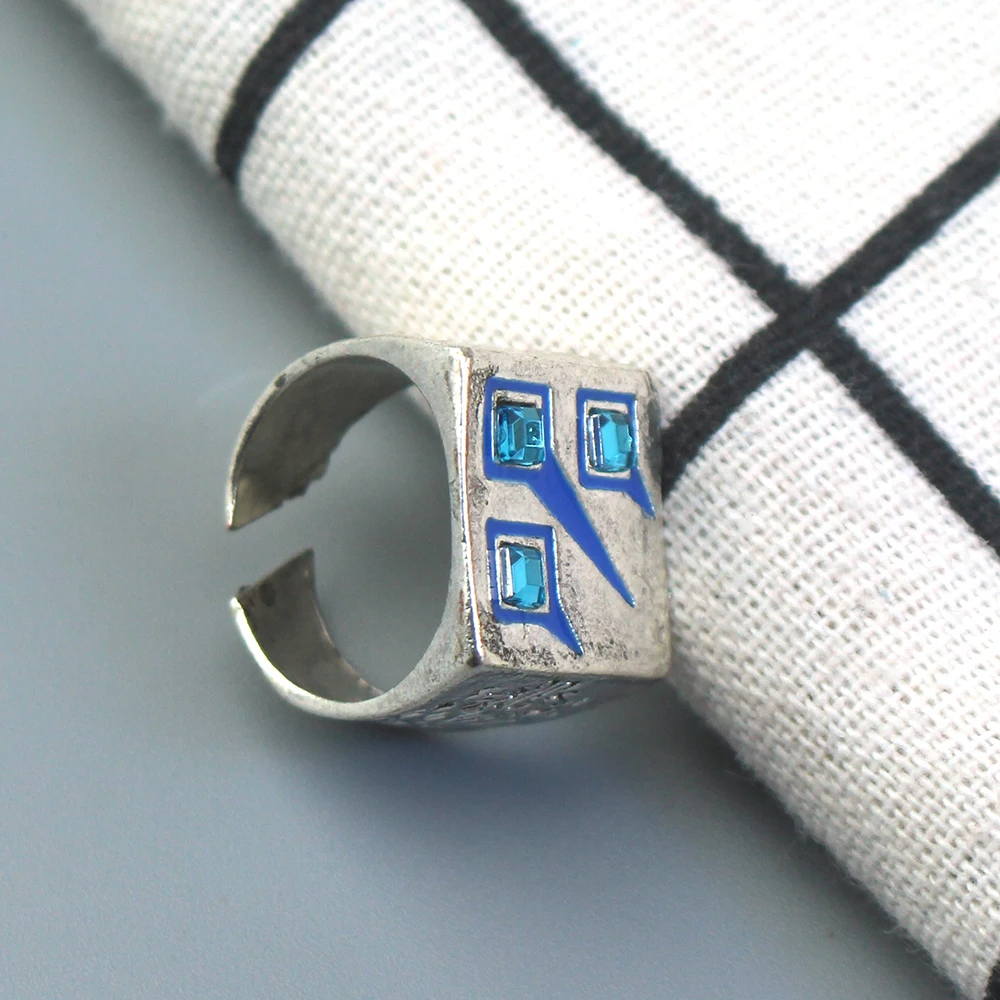 خاتم تأثيري قابل للتعديل للجماهير ، أنيمي الزائد ، نجم اطلاق النار ، إنز أوول ثوب ، مومونجا ، اكسسوارات المجوهرات الدعامة