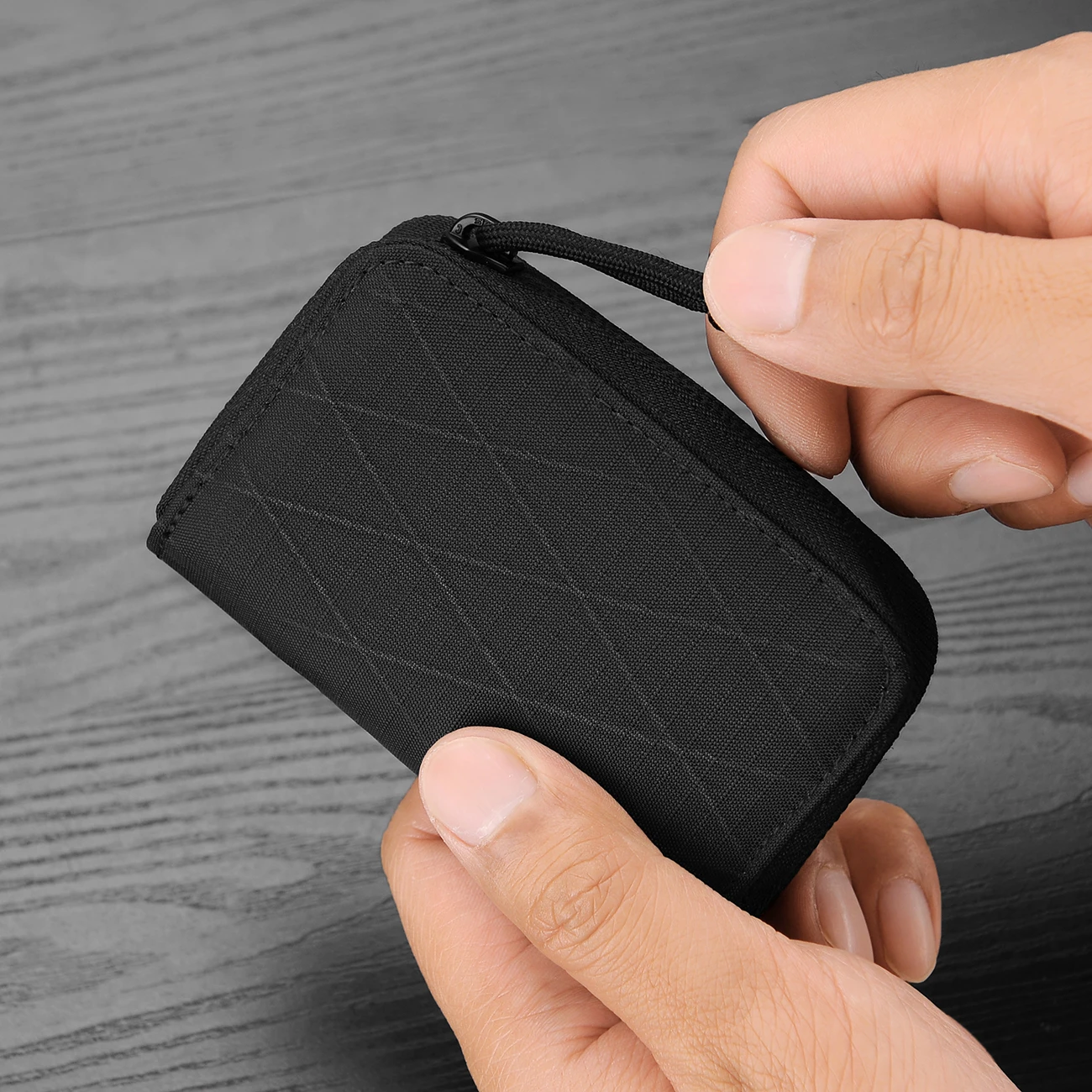 Zipper Rfid Wallet Mini Coin Purse Women Men's X-Pac Short Wallet Retro Key Card Holder Small Money Bag Trend Youth Mini Handbag