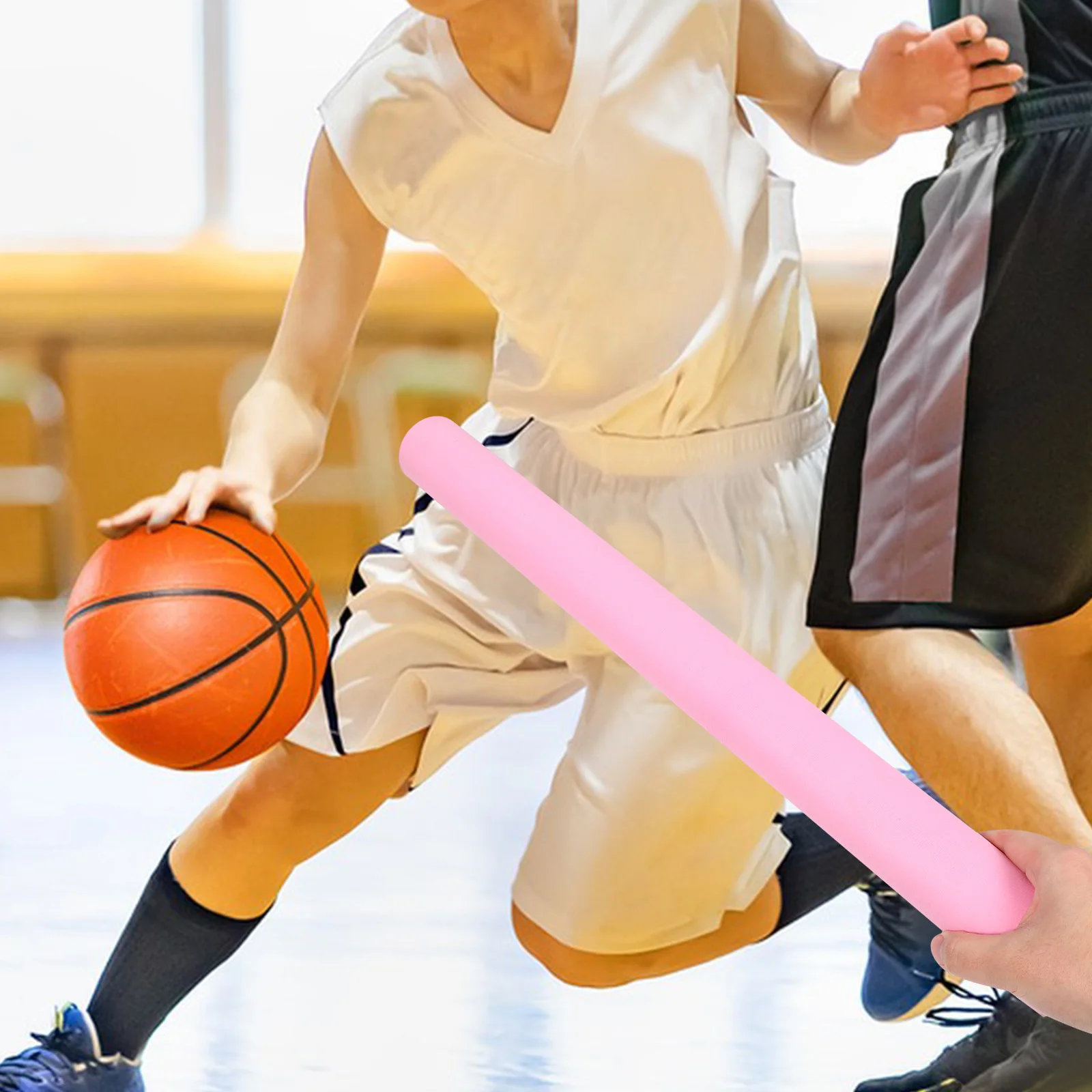 Attrezzatura per la pratica delle competenze dell'asta di interferenza per l'allenamento del basket Attrezzatura sportiva per allenatore portatile in materiale Eva per bambini