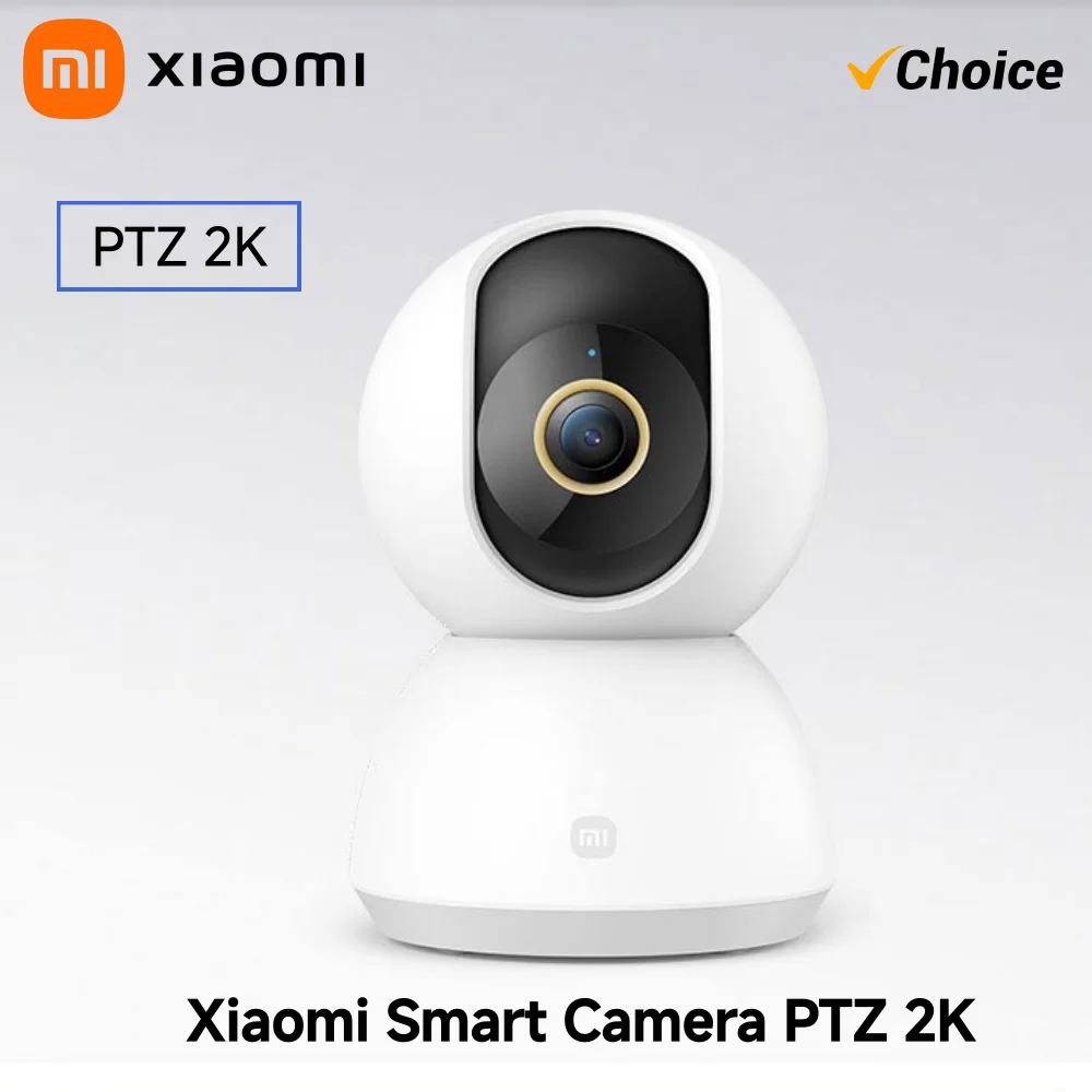 Xiaomi Camera 2K PTZ Mi Smart Home Security Camera 2K 1296P 3MP 360degree AI Human Detection Night Vision Webcam Chinese Version