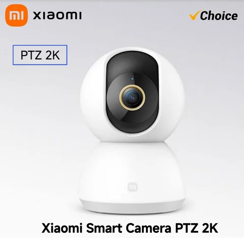 Xiaomi Camera 2K PTZ Mi Smart Home Security Camera 2K 1296P 3MP 360degree AI Human Detection Night Vision Webcam Chinese Version
