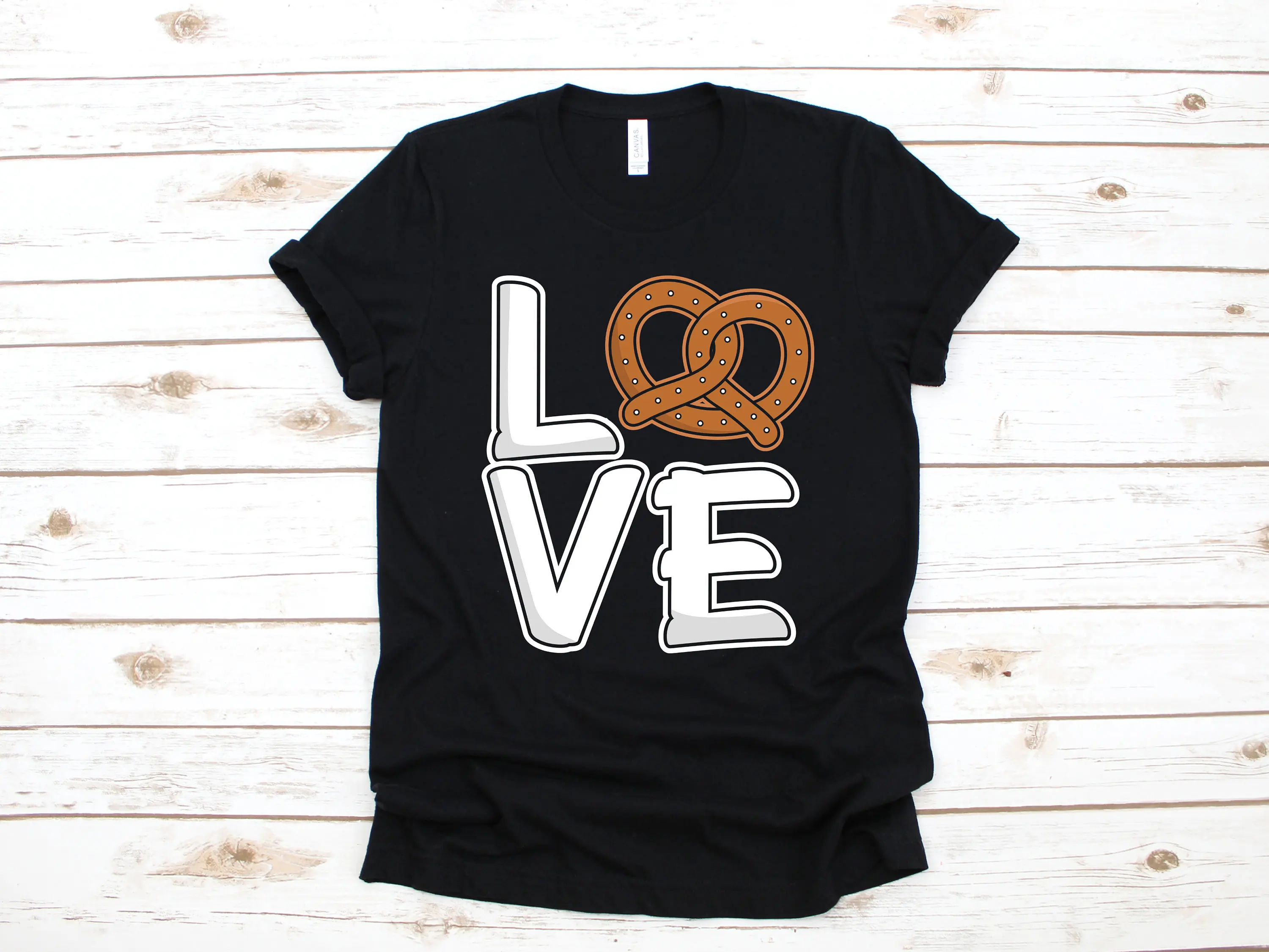 Love Pretzels T Shirt Funny Pretzel Toddler SweaT Long Sleeve Kids Apparel