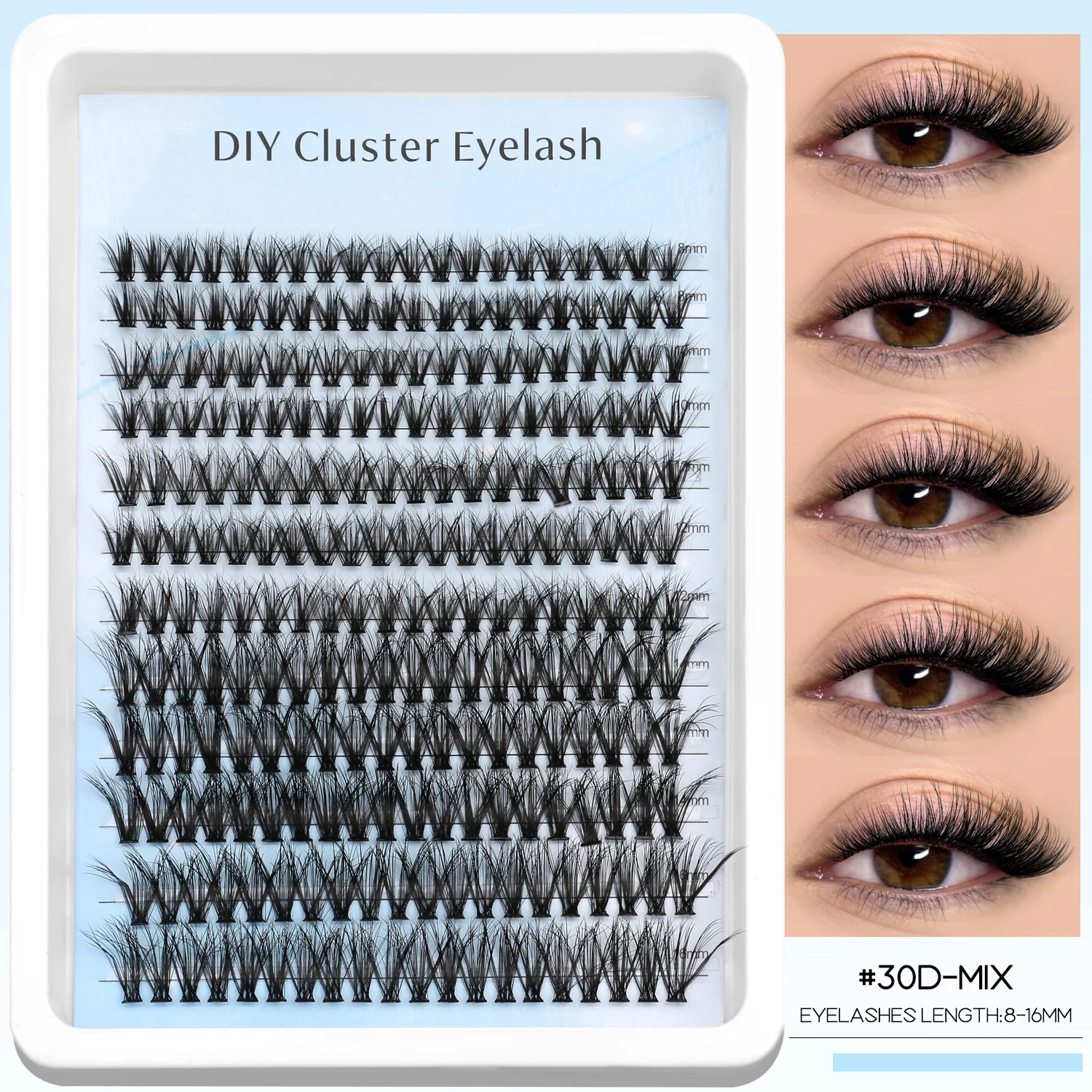 DIY Faux Mink Lashes, Voluminous Cat Eyelashes