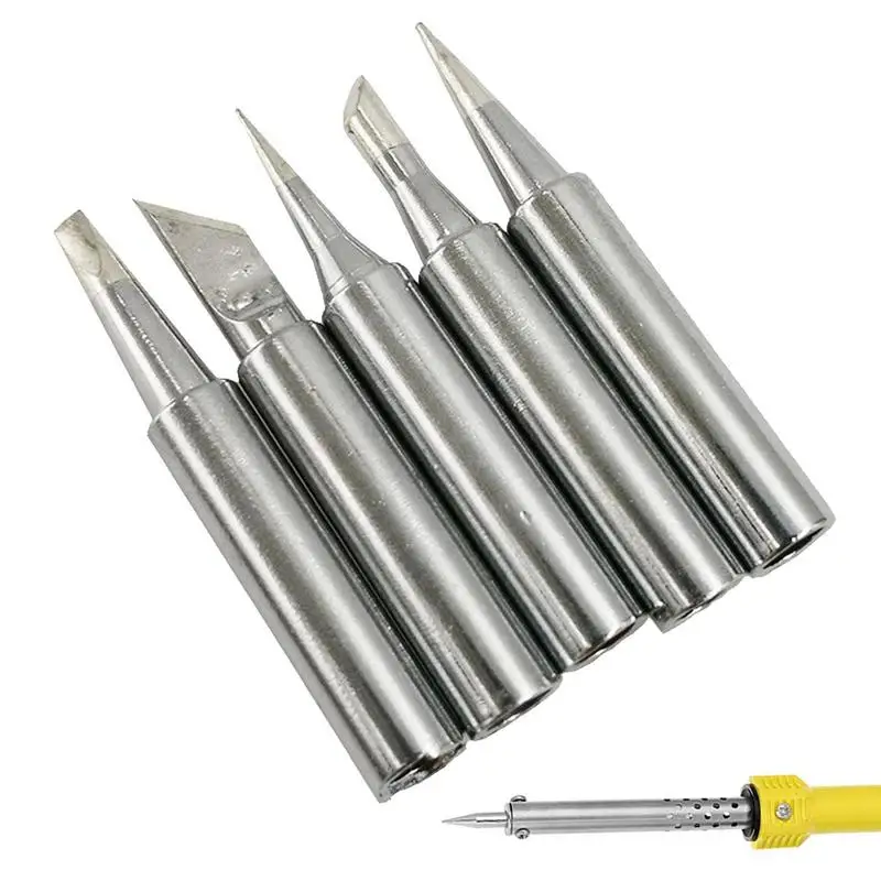 

5pcs Carbonate 900M Internal Heating Pure Copper Soldering Tip Set Welding Iron Nozzle Head Solder Stations Power Tool Part