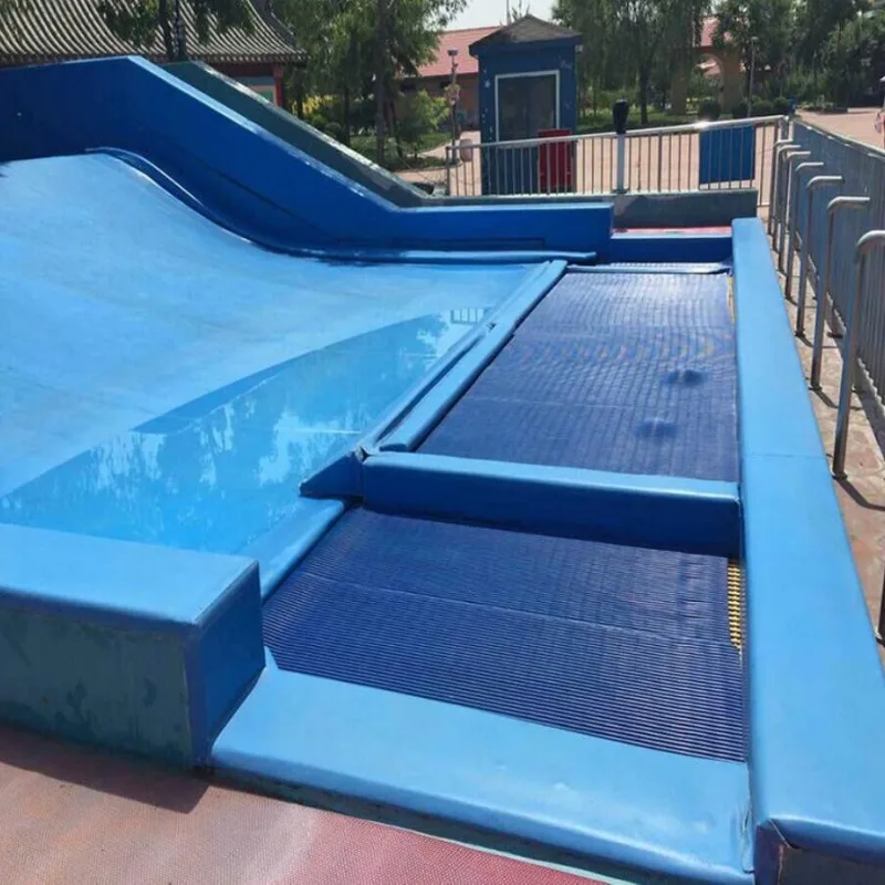 Flowrider Surf Simulator Double Layer Anti Slip Surf Machine For Mall Entertainment Center Full Set Surf Wave Simulator