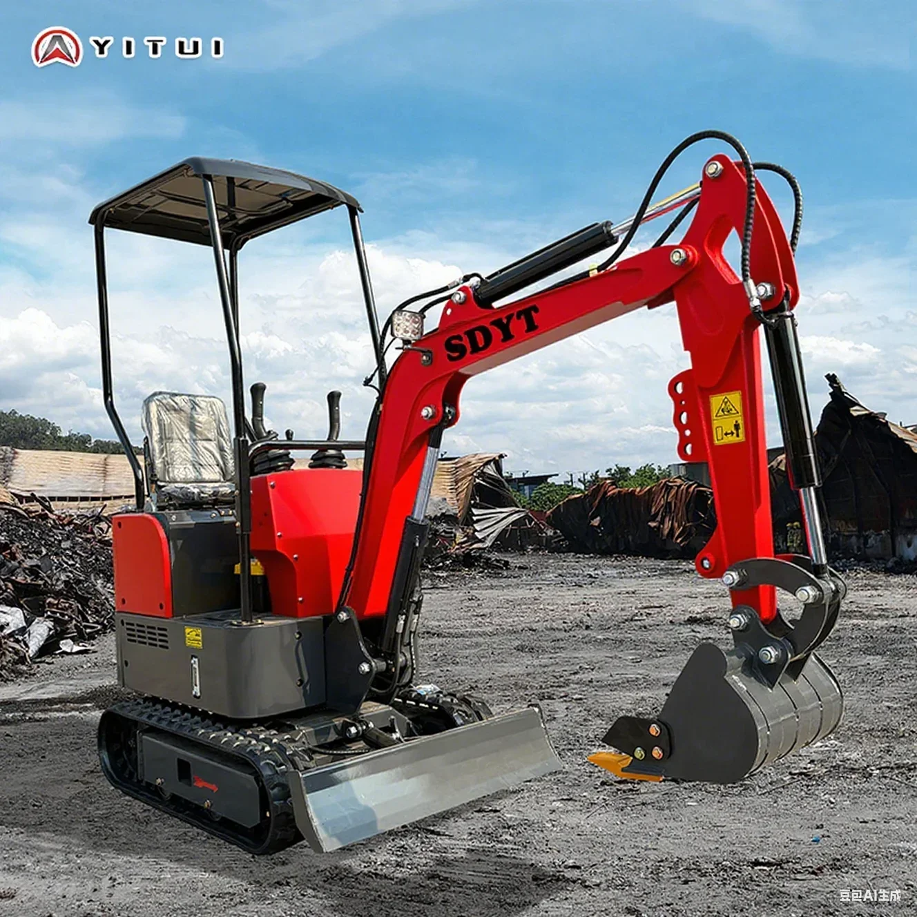 حفارة صغيرة مبيعات ساخنة مع حفار صغير للكابينة يدعم حفارة صغيرة منزلية مخصصة من Epa Euro 5