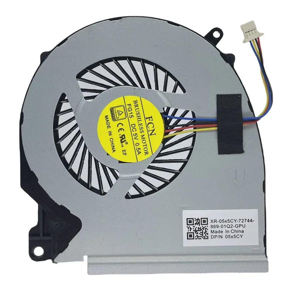 Ventilador de repuesto para Dell Inspiron 15-7000 15-7557 15-7559 7557 7559 Series GPU ventilador de refrigeración DP/N 04X5CY CN-04X5CY 05x5CY