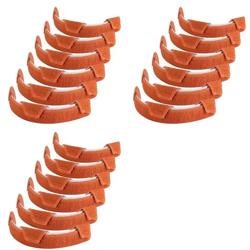 

Повязка от пота для каски A52T – хлопковая моющаяся самоклеящаяся лента-вкладыш для каски, многоразовые впитывающие подушечки для каски, 18 шт.