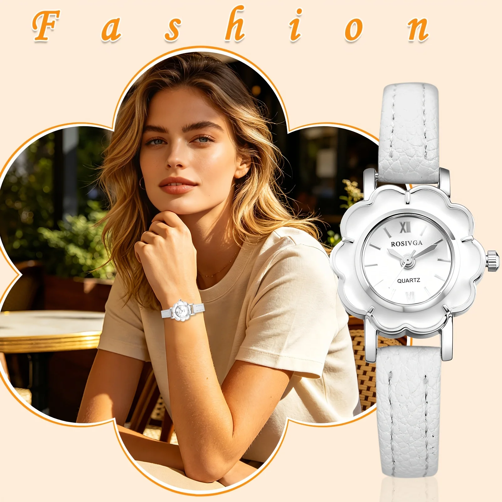 Women'S Accessories To Wear With Watch - Женские кварцевые наручные часы с цветочным