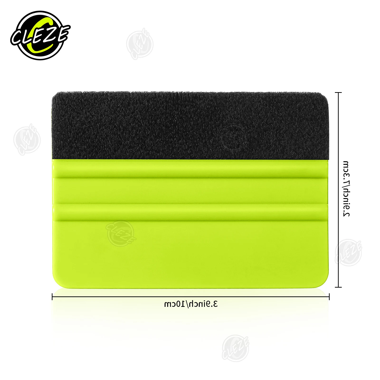 CLEZE Car Vinyl Wrapping Tools Felt Edge Squeegee for Installing Vehicle Window Film Premium Care Equipment Accessories