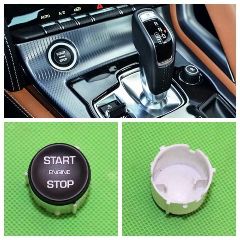 Suitable For Jaguar FTYPE Ignition One Key Start Switch Button Cover Knob Automobiles Parts Accessories Car Stuff Interior Auto