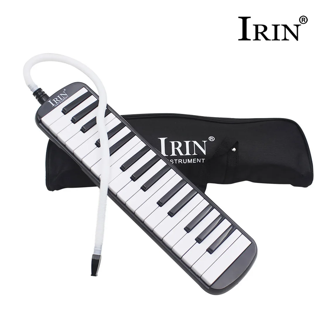 IRIN 32 Keys Piano Melodica Mouth Organ Keyboard Musical Instrument Gift for Beginner Performance Practice with Carrying Bag