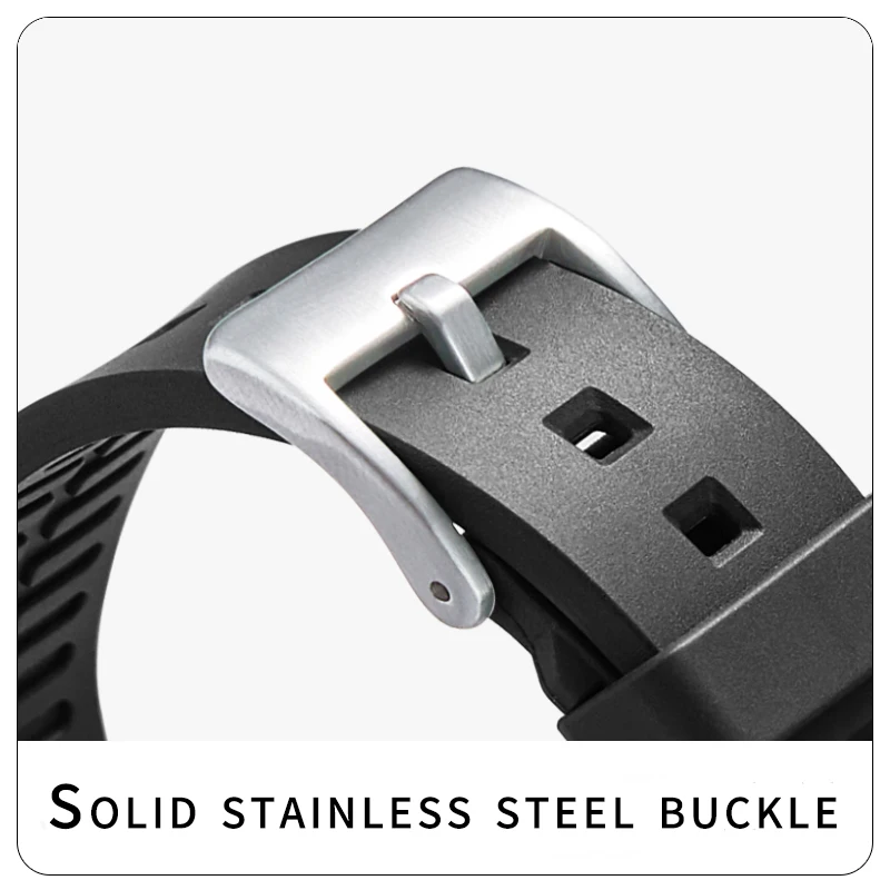 コーティングされたラバーシリコンウォッチ,男性用スポーツリストバンド,クイックリリース