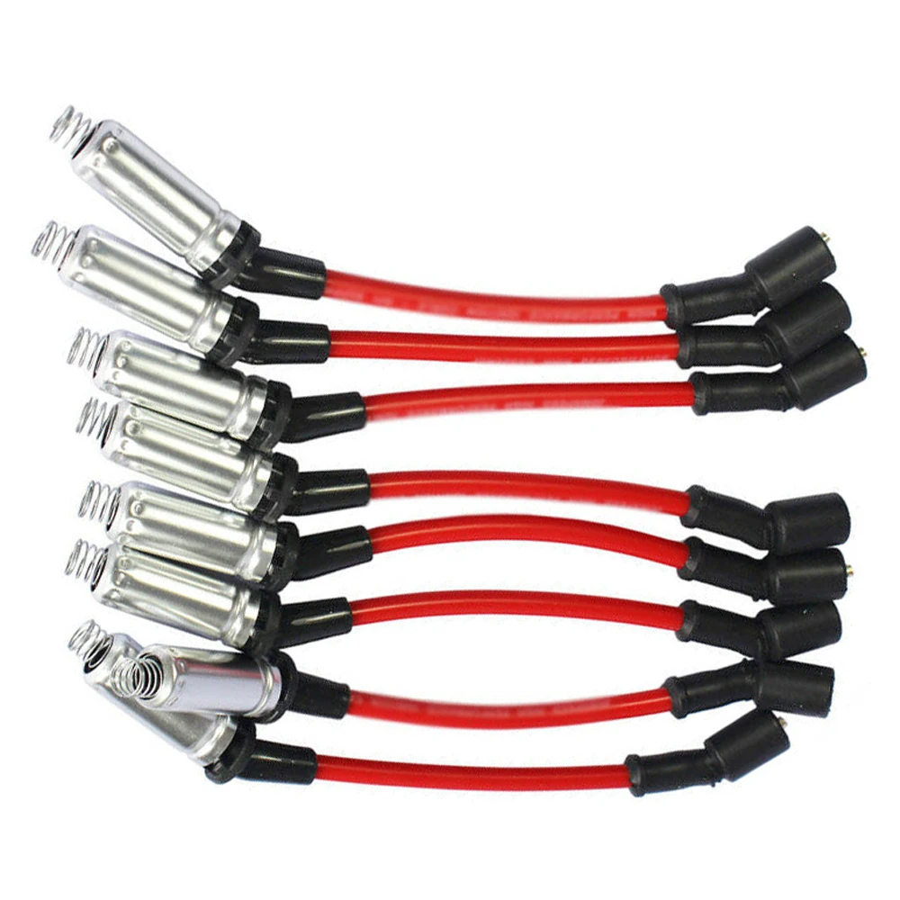 8pcs Spark Plug Wire Ignition Cables M8-48322 for Chevrolet Avalanche Corvette Express Silverado,for Savana Sierra Yukon