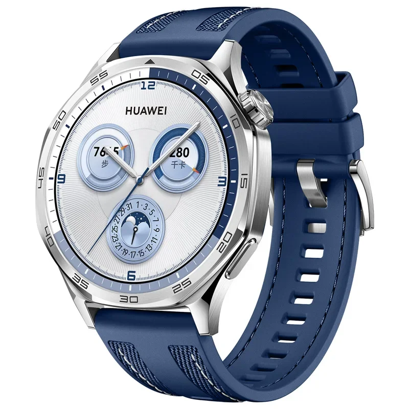 Offizielles Armband für Huawei Watch GT 5 4 46 mm Uhr 4 5 Pro GT 3 2 Pro 46 mm 22 mm Nylon-Sport-Verbund-Silikonarmband – Detail 9