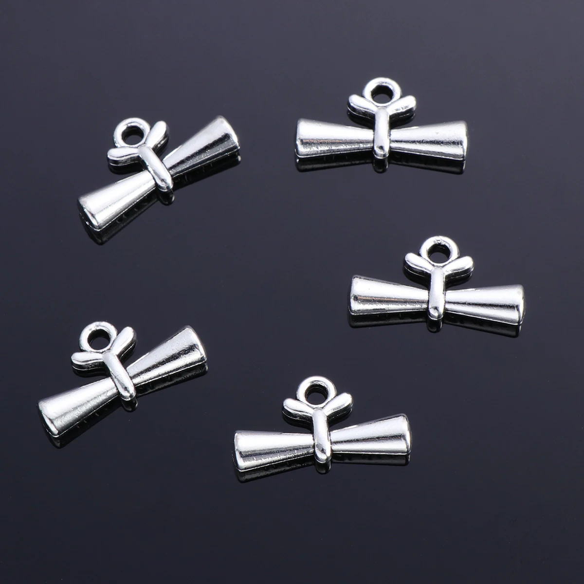 

20 Pcs The Gift Graduation Certificate Pendant Graduate Charm Alloy Charms Jewelry Making