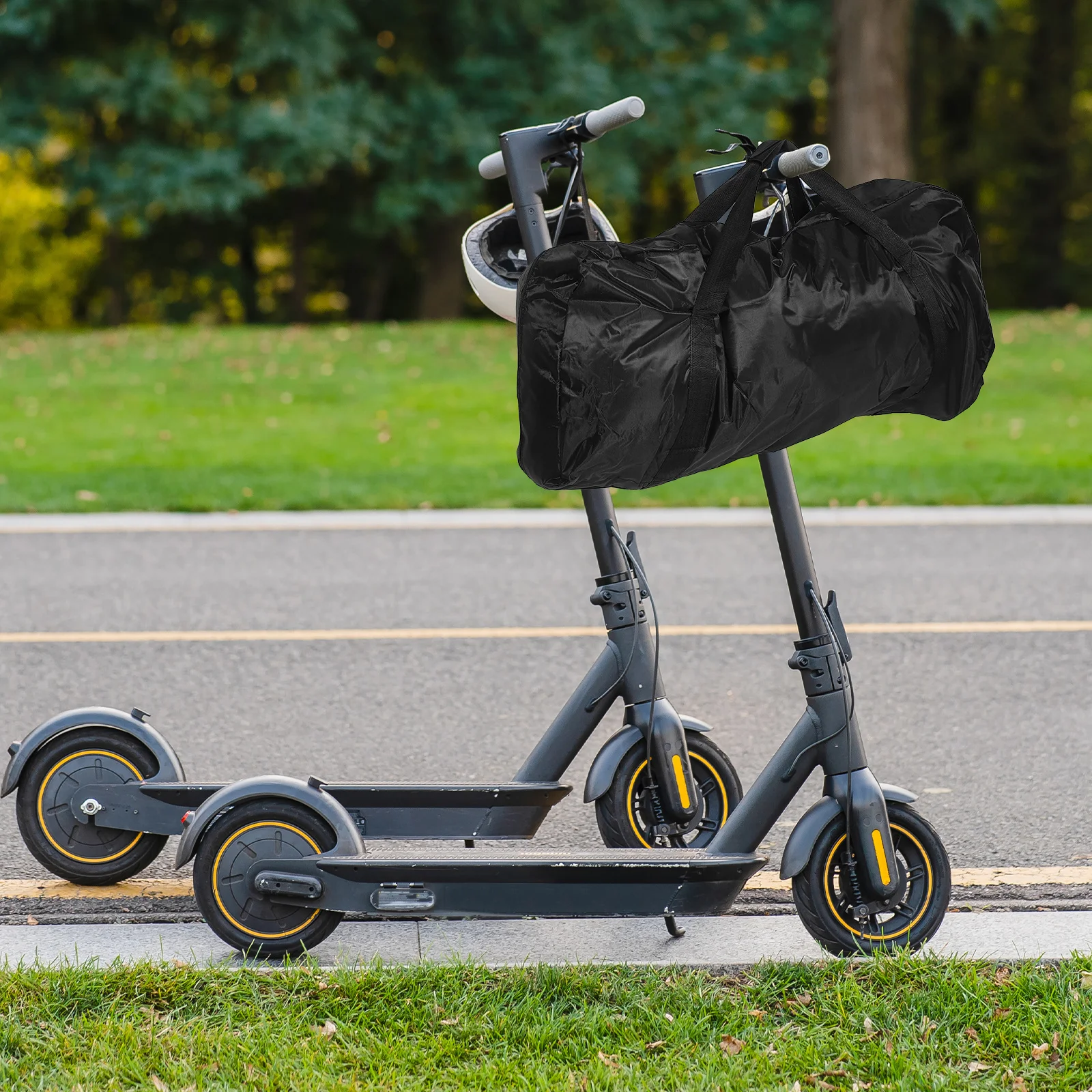 Thickened Oxford Portable Electric Scooter Storage Bag Handlebar Carrying Bag for M365 Scooter Travel Organizer