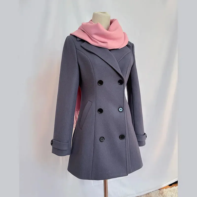 

DY20Аниме Noragami Косплей Hiyori Iki зимнее пальто шарф униформа полный комплект костюм25