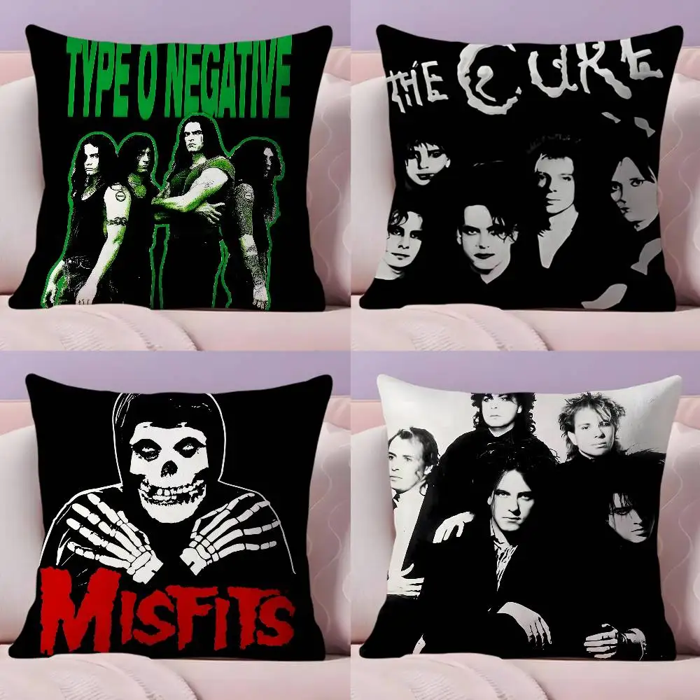 

Band The M-MisfitsS Pillow Case Pillowcase Ultra Soft Skin Friendly Fabric Cloud Like Comfort & Concealed Zipper