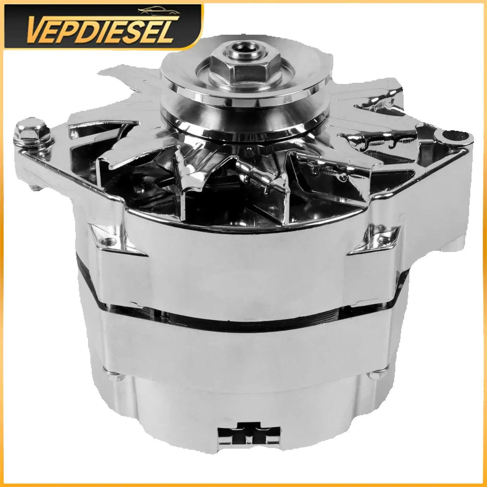 

110A Chrome Alternator for GM 305 350 BBC SBC ADR0335-C 1968-1997