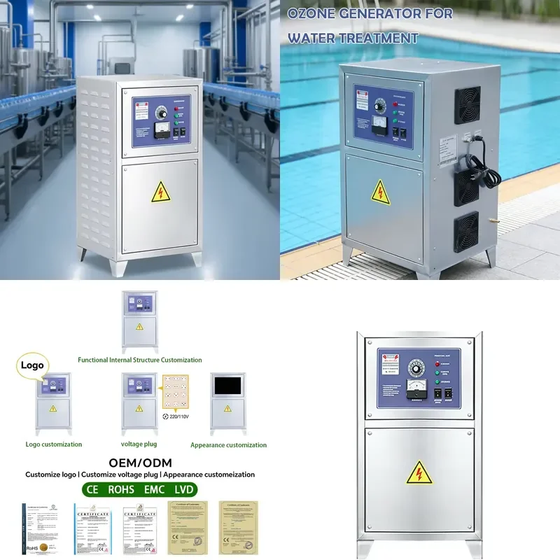 

Water Ozone Generator 15G 20G Industrial Ozonator for Drinking Water Purification