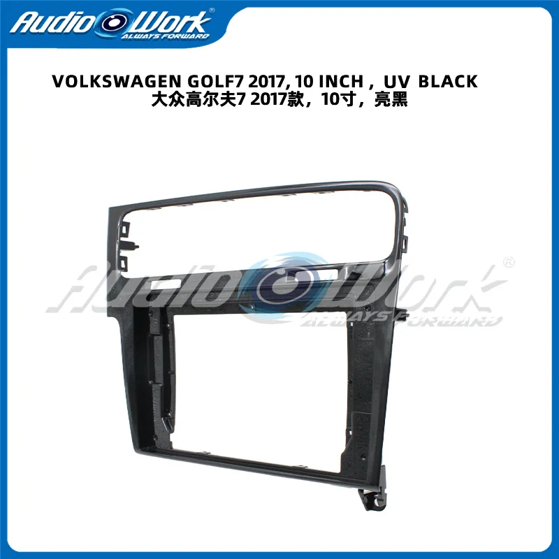 10Inch Car Radio MP5 DVD Player 2 DIN Radio Frame and Cable Fascias Adapter Android Dash Panel Kit for VOLKSWAGEN GOLF 7 2017