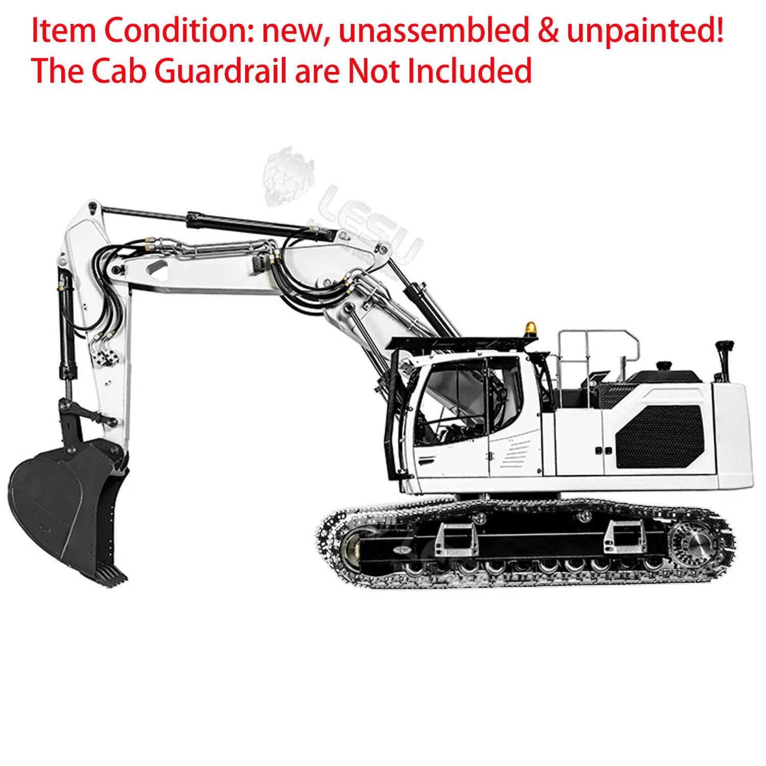 1/14 LESU LR945 3-ramienna Hydrauliczna Koparka RC Metalowa Zdalnie Sterowana Koparka Zestawy Ciężarówki Samochody Pojazd System Oświetlenia Maszyna Prezenty dla Chłopców