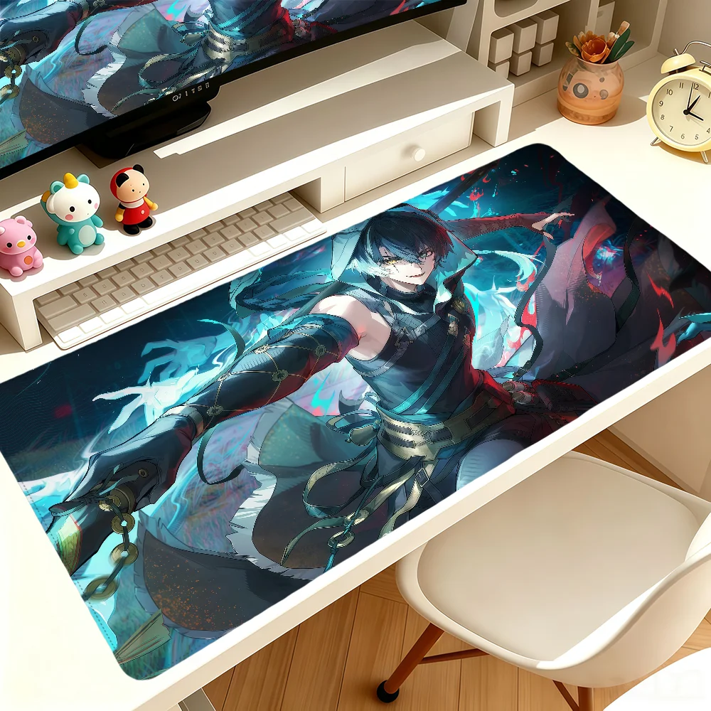 Jingran Wuthering Waves Mouse Pad Large Non-slip Lockedge Desktop Computer Desk Mat Keyboard MousePad Office Gamer Student Gifts