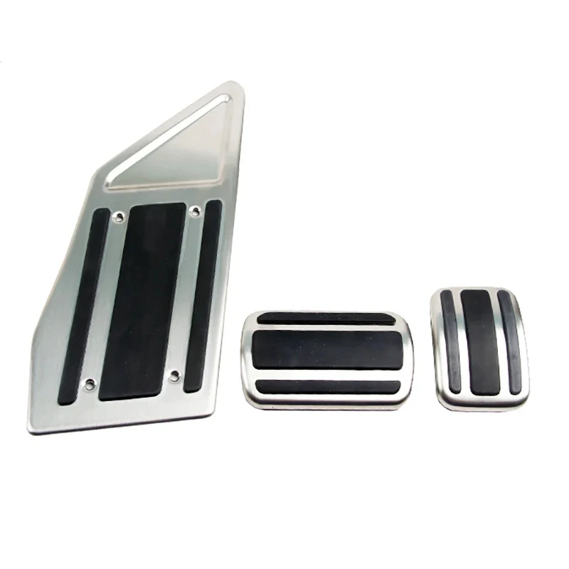 Reposapiés AT/MT, freno, cubierta de Pedal para DS DS 7 CROSSBACK 2018 2019 2020 cubierta de Pedal de reposapiés de freno de combustible de acero inoxidable