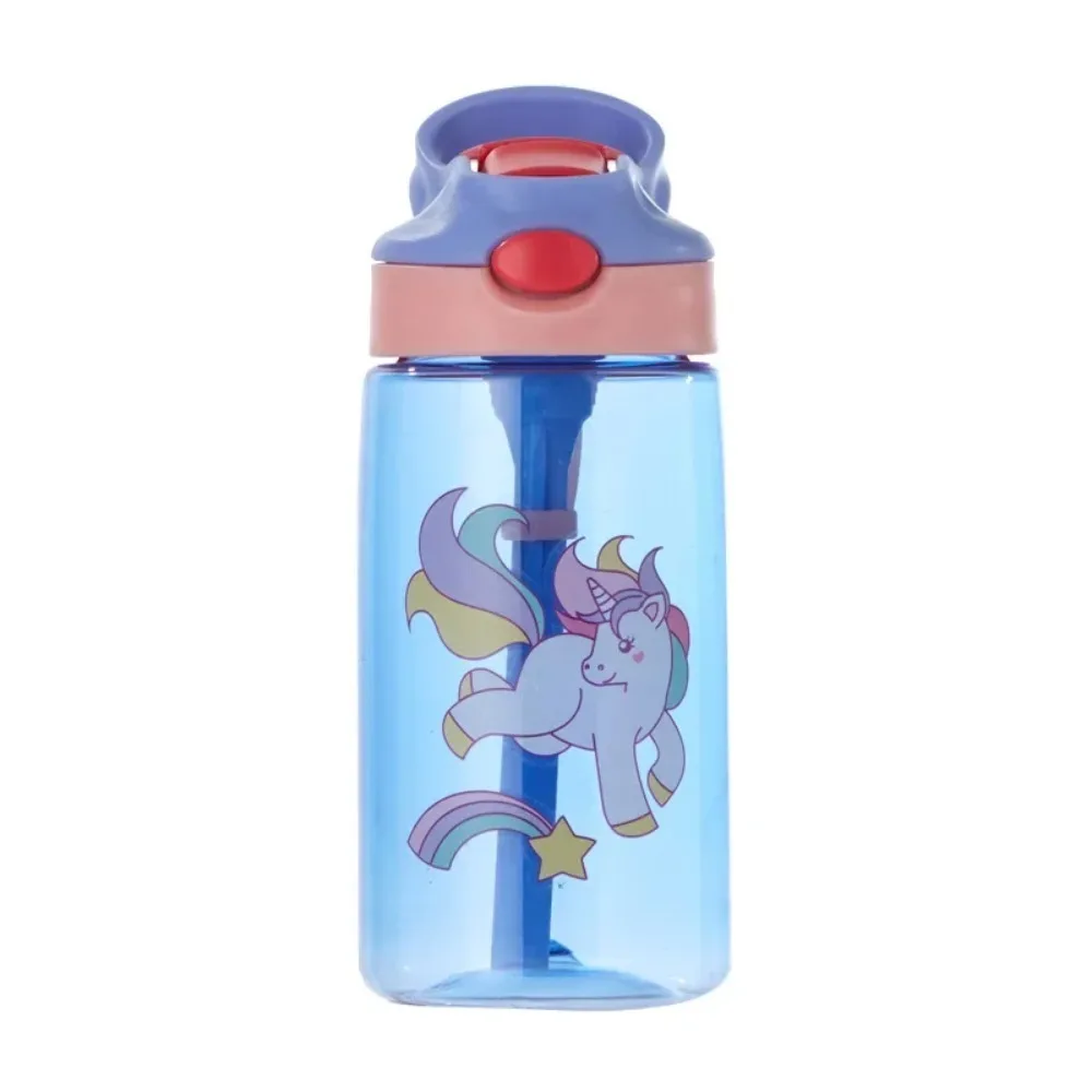 Kids Water Sippy Cup Creative Cartoon Baby Feeding Cups with Straws Leakproof Water Bottles Outdoor Portable Children's Cups