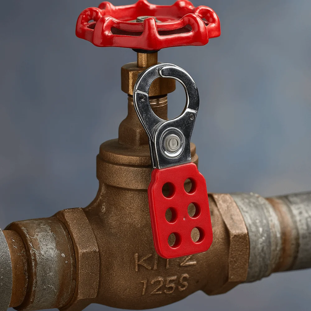 

Six Hole Steel Industrial Safety Lockout Hasps Plastic Coated Body Diameter Safety Hasp Safety Hasp Lockout Multiple Isolation