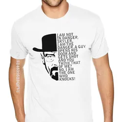 Oversized T Shirt Breaking Bad Walter Heisenberg I Am The Danger Simple Design Gothic Style Anime Tshirt Mens Designer Shirts