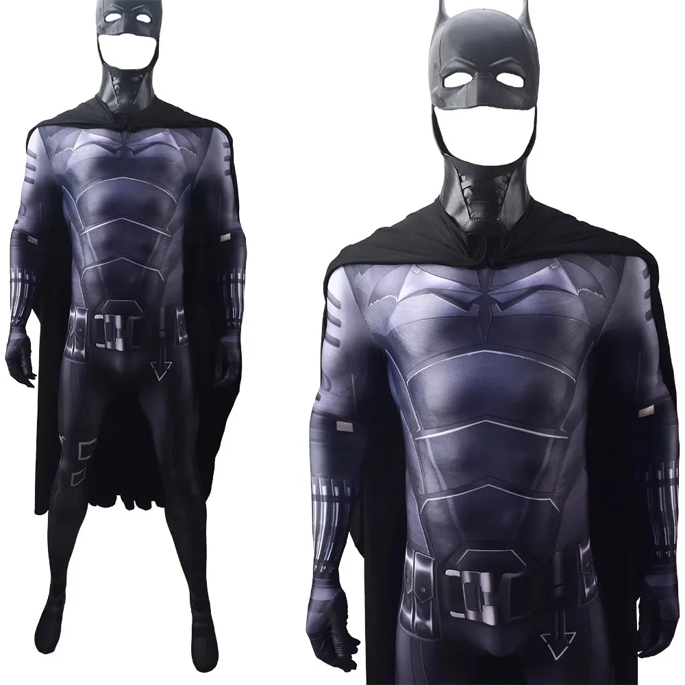 Superhero Bat Cosplay Man Costume Bat 3D Printed Spandex Halloween disfraces para Bodysuit Zentai Outfits Cosplay Costume Adult