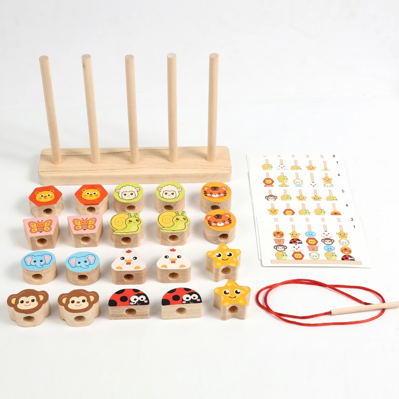 jouet-a-lacer-avec-baguette-en-bois-planche-a-picots-en-bois-pour-l'apprentissage-precoce-jeu-d'association-de-formes-developpement-de-la-motricite-fine-pour-les-enfants-d'age-prescolaire