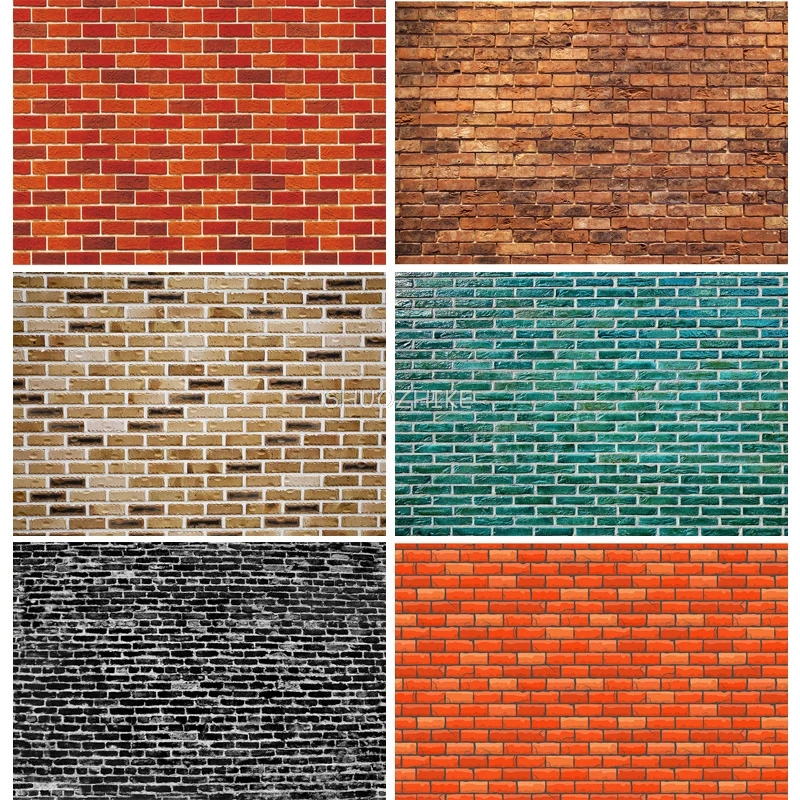 

SHUOZHIKE Thin Cloth Antique Brick Wall Photography Backdrops Props Cement Texture Stone Theme Photo Studio Background QZ-21