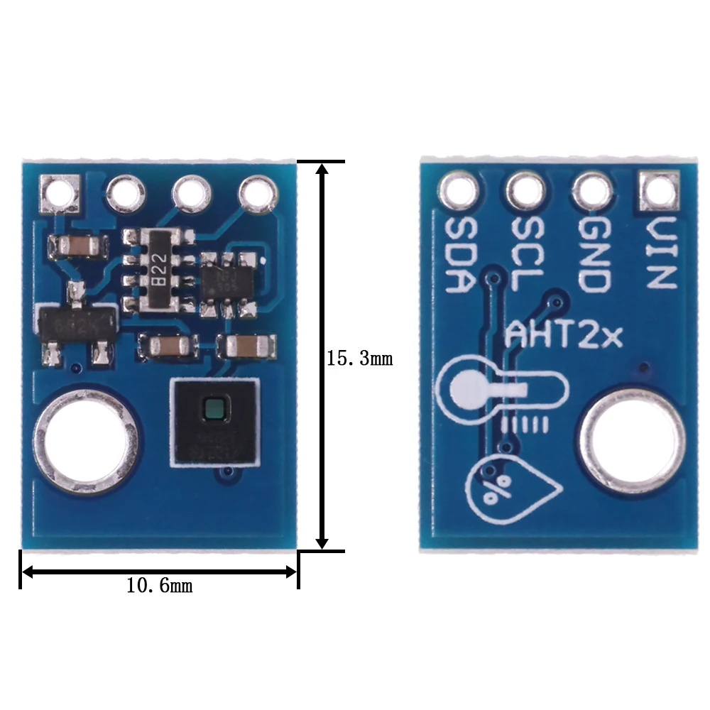 1/5/10PCS AHT10 AHT20 AHT21 High Precision Digital Temperature and Humidity Sensor Measurement Module I2C Communication SHT20