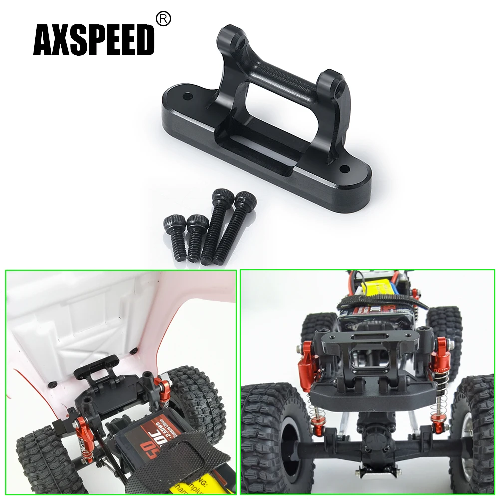 AXSPEED Metal Rear Car Body Shell Mount Support Bracket Stand for Axial SCX24 AXI90081 Deadbolt 1/24 RC Crawler Car Upgrade Part