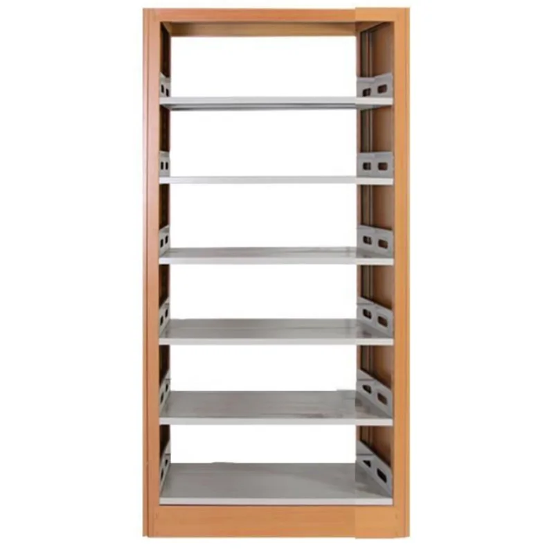 

Top and Cheap Library Furniture Double Steel Portable Library Bookcase Metal Book Shelf Bookshelves