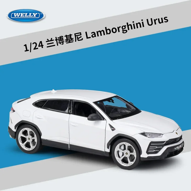 

Urus SUV WELLY 1:24 модель автомобиля из литого под давлением сплава, детские игрушки и подарки