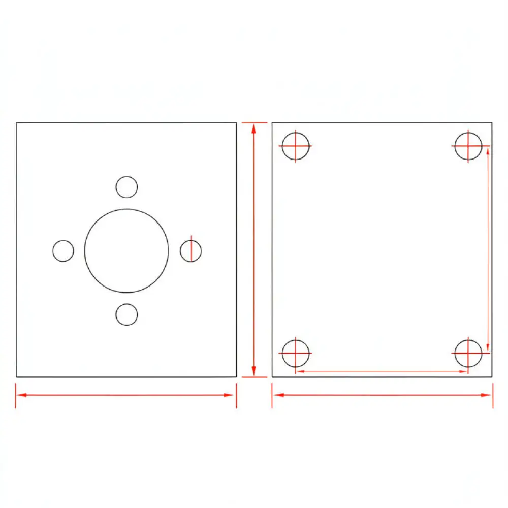 T8 Lead Screw Nut Housing Aluminum Mount For 3D Printer Z Axis Stabilization Block DIY Upgrade Bracket Parts Accessory