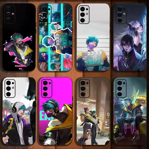 Game L-LOL A-Aphelios Phone Case For Samsung S24,S21,S22,S23,S30,Ultra,S20,Plus,Fe,Lite,Note,10,9,5G Black Soft Cover