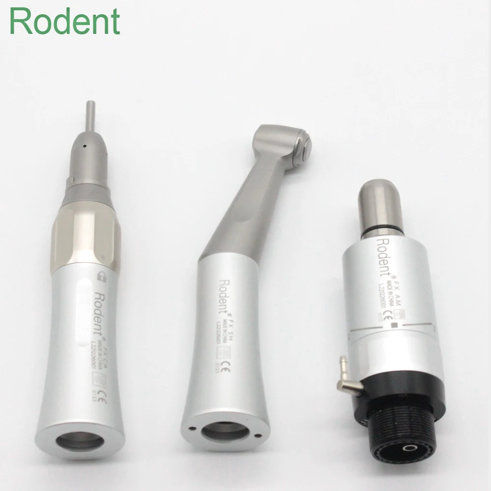 Nsk Style Dental Straight Handpiece Air Motor External Water Spray Slow Low Speed Set Contra Angle FX65 FX205