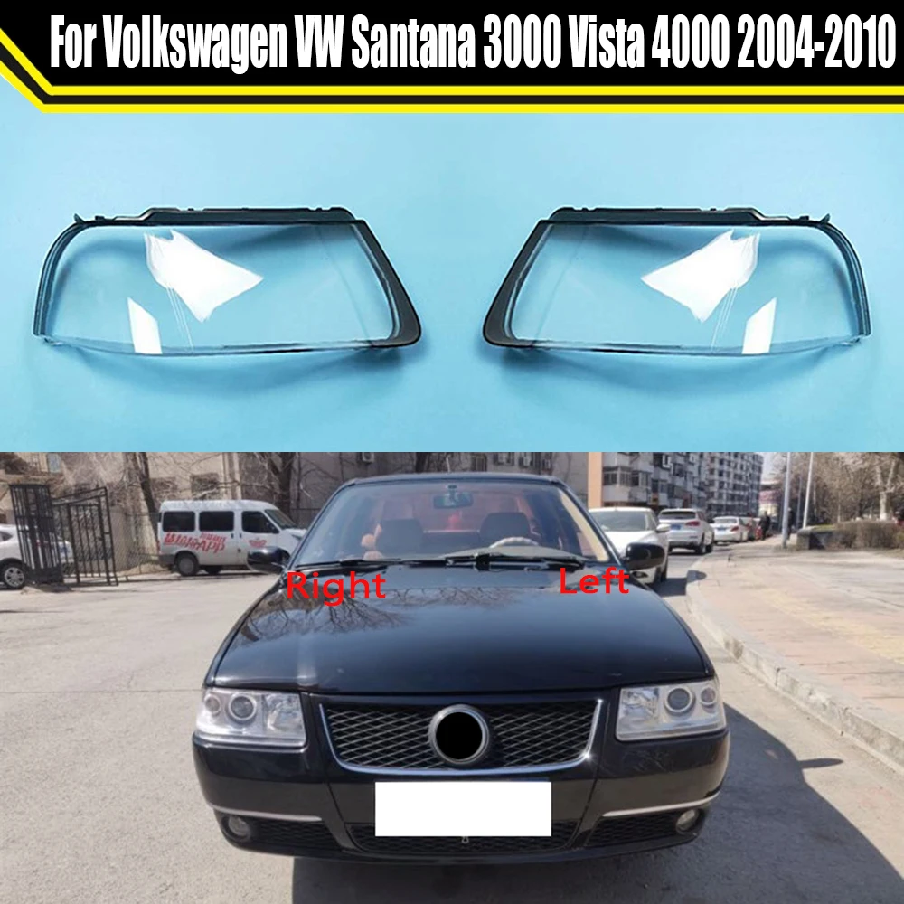 

For Volkswagen VW Santana 3000 Vista 4000 2004-2010 Head Lamp Case Car Headlight Cover Lampshade Lampcover Caps Headlamp Shell